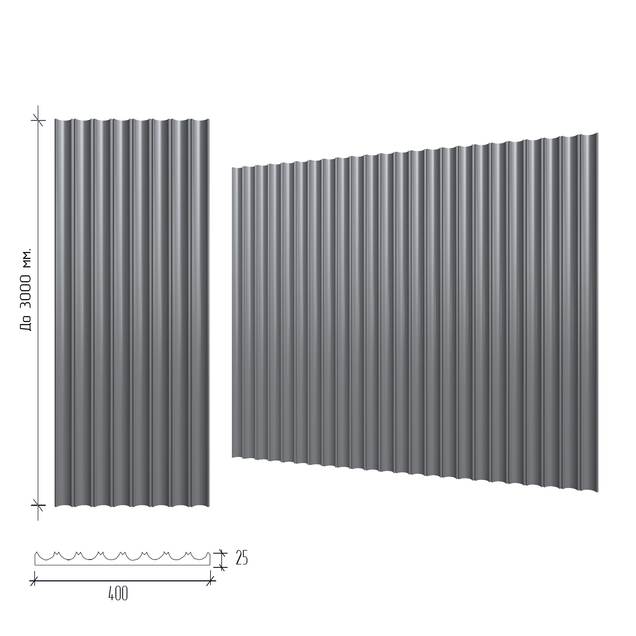 Крупноформатная гипсовая 3Д панель Madrid — изображение 1