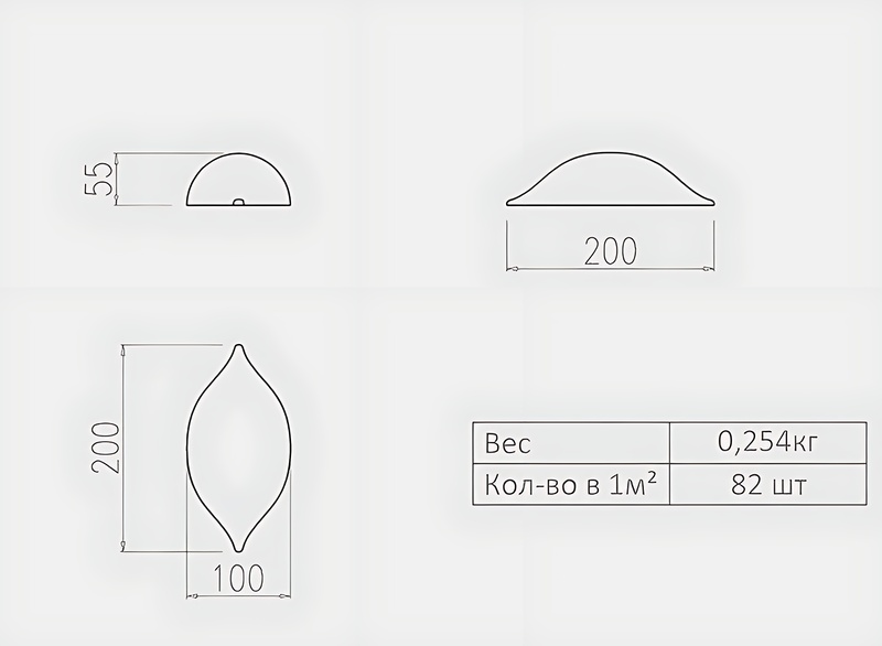 Гипсовая 3д панель Колосок — изображение 7