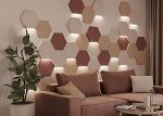 Гипсовая 3д панель Led Соты