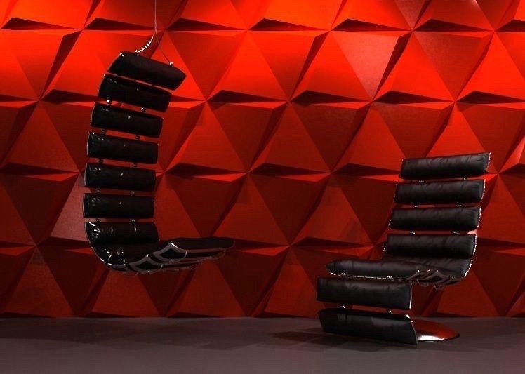 3D панель из гипса Сити 500х600х60мм. — изображение 3