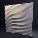 3D панель из гипса Дюны  500х500х30мм. — изображение 2