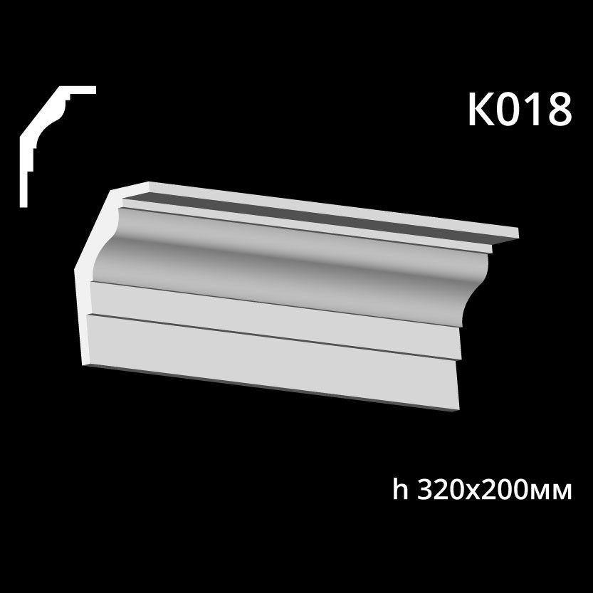 Карниз потолочный из гипса AGips К018 — изображение 3