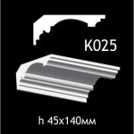 Карниз потолочный из гипса AGips К025