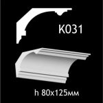 Карниз потолочный из гипса AGips К031
