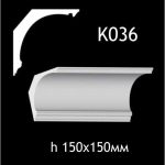 Карниз потолочный из гипса AGips К036