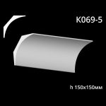 Карниз потолочный из гипса AGips К069-5 — изображение 3