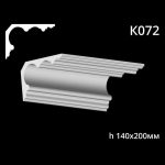 Карниз потолочный из гипса AGips К072 — изображение 3
