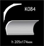 Карниз потолочный из гипса AGips К084