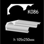 Карниз потолочный из гипса AGips К086