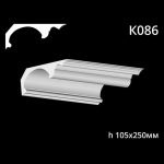 Карниз потолочный из гипса AGips К086 — изображение 3