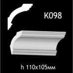 Карниз потолочный из гипса AGips К098