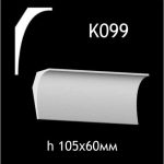 Карниз потолочный из гипса AGips К099