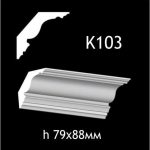 Карниз потолочный из гипса AGips К103