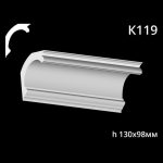 Карниз потолочный из гипса AGips К119 — изображение 3