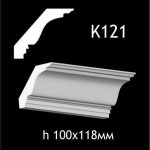 Карниз потолочный из гипса AGips К121