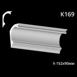 Карниз потолочный из гипса AGips К169 — изображение 3