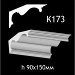 Карниз потолочный из гипса AGips К173