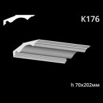 Карниз потолочный из гипса AGips К176