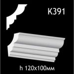 Карниз потолочный из гипса AGips К391