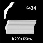 Карниз потолочный из гипса AGips К434