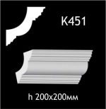 Карниз потолочный из гипса AGips К451