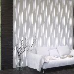 3D панель из гипса LED WAVE 1000x200x90мм