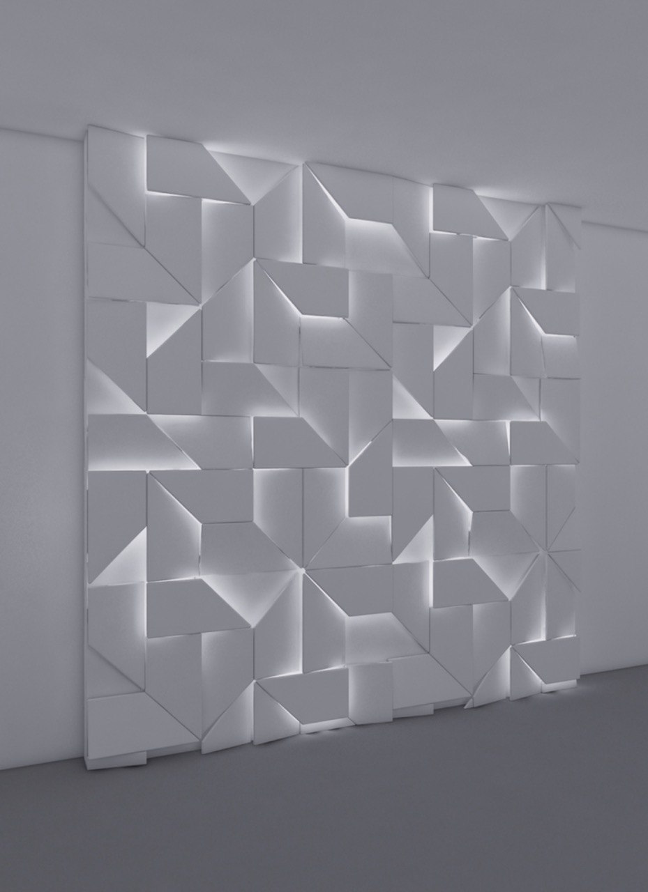 3D панель из гипса «LED IQ» — изображение 4