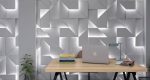 3D панель из гипса «LED IQ»