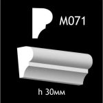 Гипсовый молдинг M071