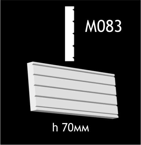 Гипсовый молдинг M083 — изображение 1