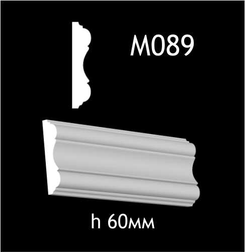 Гипсовый молдинг M089 — изображение 1