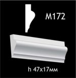 Гипсовый молдинг M172