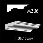 Гипсовый молдинг M206