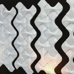3D панель из гипса Мозаика 350x200x32мм