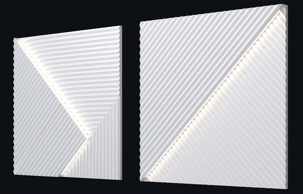 Гипсовые 3д панели Prestige Line Led — изображение 3