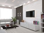 Гипсовые 3D панели из гипса ВОЛНА 500x500x30мм