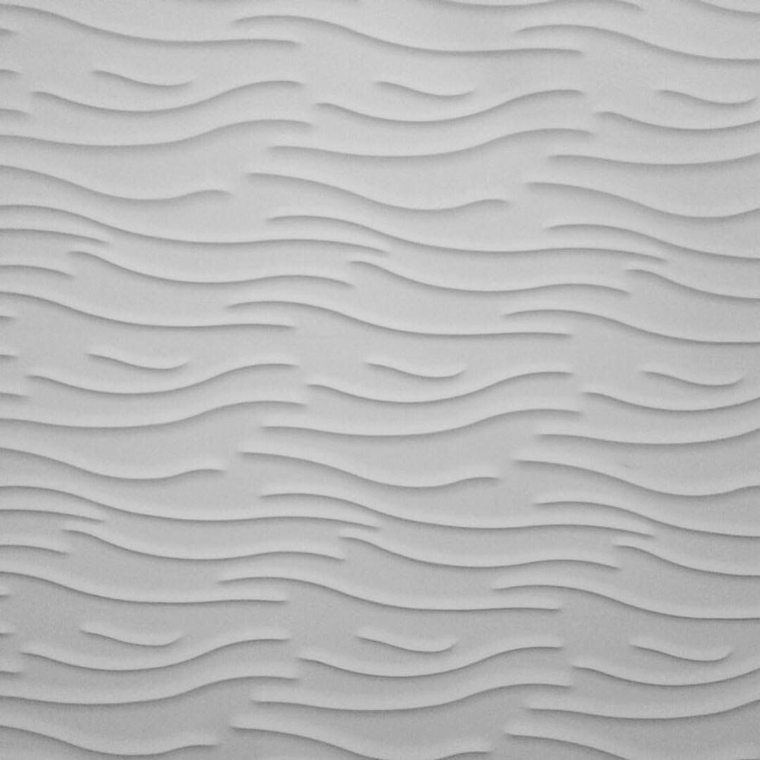 3D панель из гипса ВОЛНУШКА 500x500x25мм — изображение 3