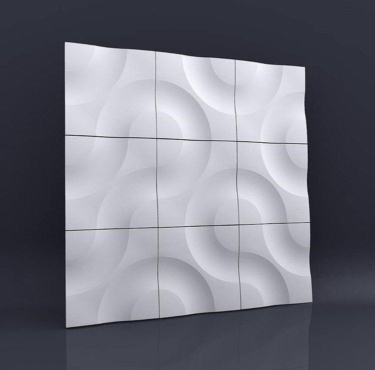 Гипсовые 3D панели ЯДРА 500x500x30мм — изображение 6